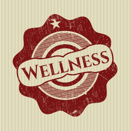 Wellness rubber stamp