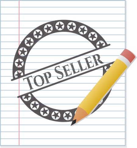 Top Seller pencil emblem
