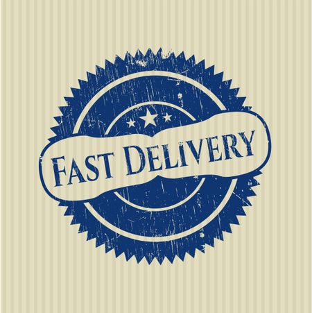 Fast Delivery grunge style stamp