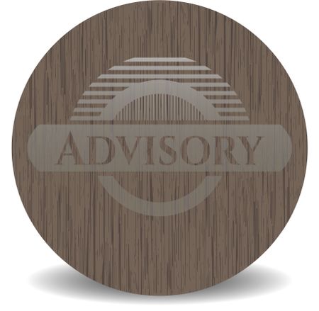Advisory wood signboards