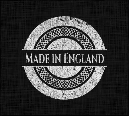 Made in England chalkboard emblem
