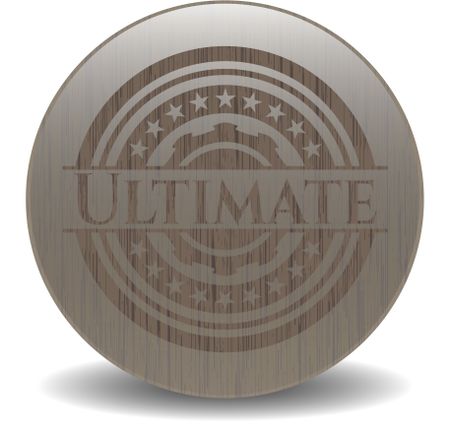 Ultimate wood icon or emblem