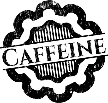 Caffeine rubber stamp