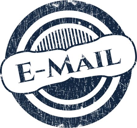 Email grunge style stamp