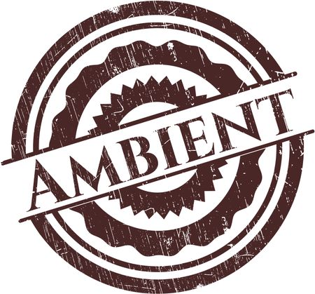 Ambient grunge style stamp