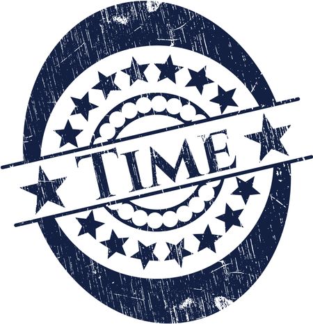 Time rubber grunge texture seal