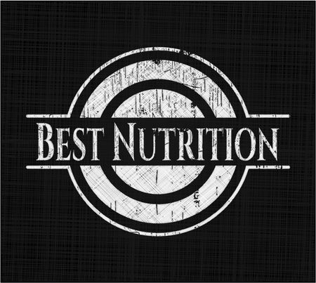 Best Nutrition with chalkboard texture
