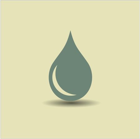 drop icon vector symbol flat eps jpg app web concept website
