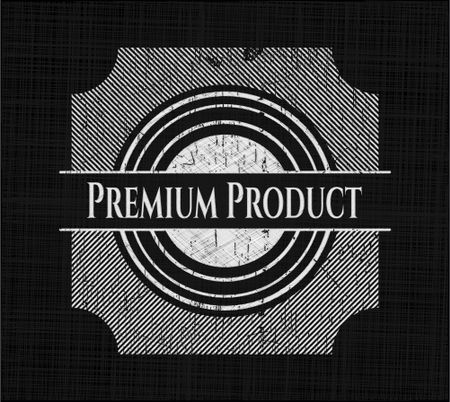 Premium Product with chalkboard texture