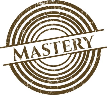 Mastery with rubber seal texture