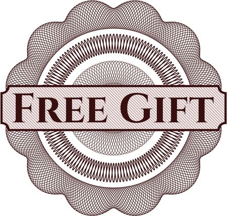 Free Gift rosette (money style emplem)