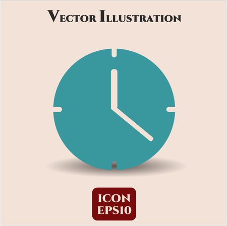 Clock (Time) vector icon