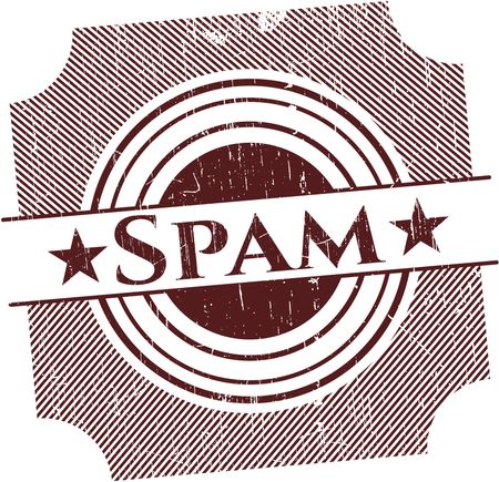 Spam grunge style stamp