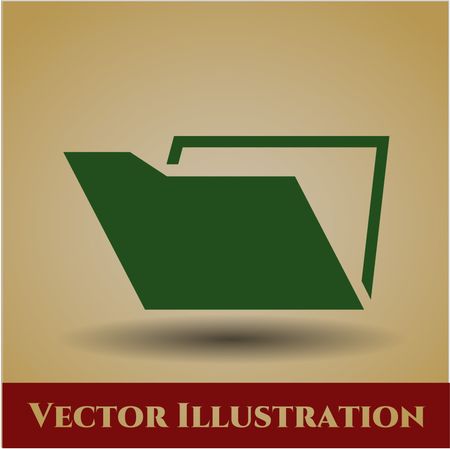 Folder vector icon