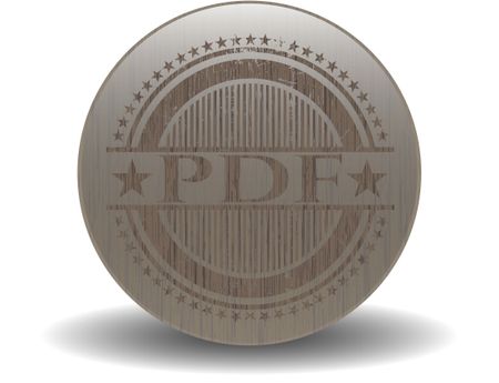 PDF vintage wooden emblem