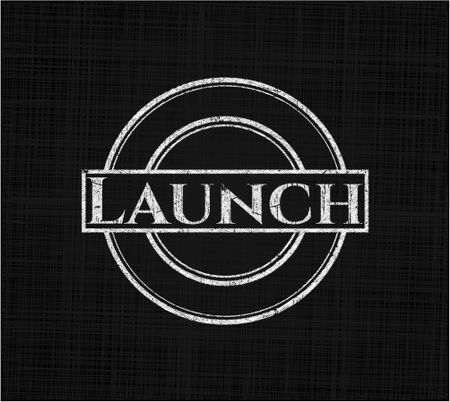 Launch with chalkboard texture