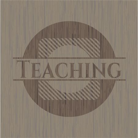 Teaching wood emblem. Retro