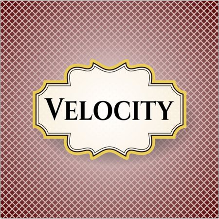 Velocity card, colorful, nice design