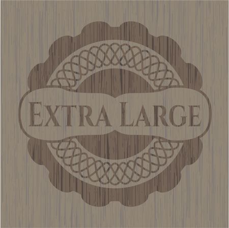 Extra Large wood emblem. Retro