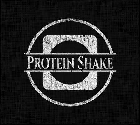 Protein Shake chalkboard emblem