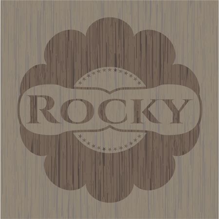 Rocky wood signboards