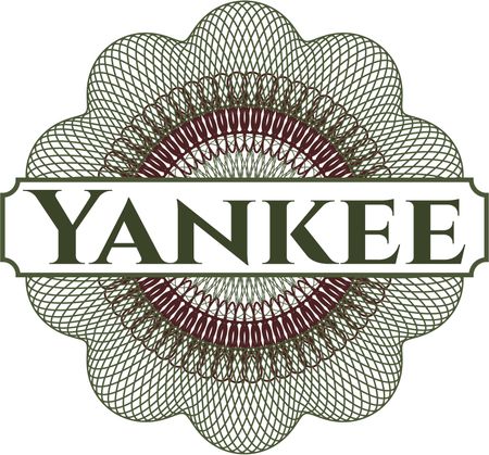 Yankee inside a money style rosette