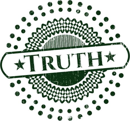 Truth rubber stamp