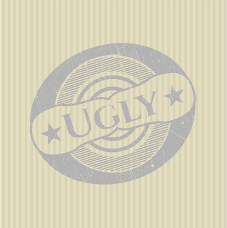 Ugly rubber stamp