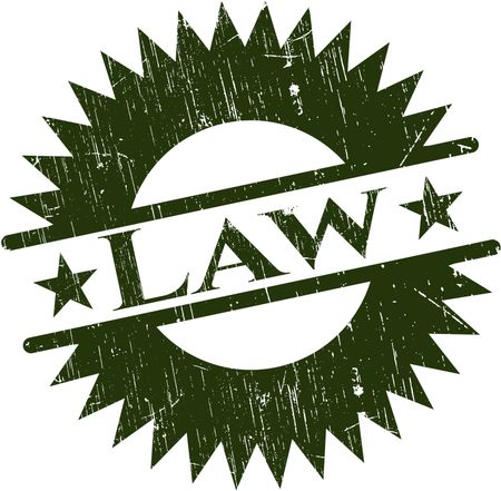 Law rubber grunge seal