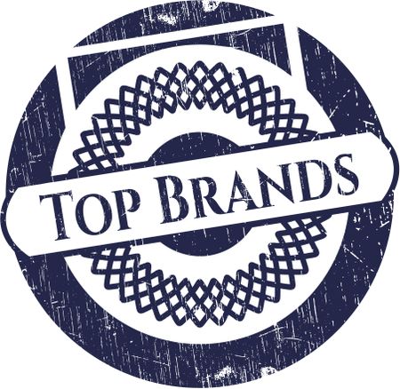 Top Brands grunge seal