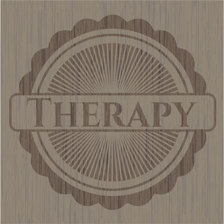 Therapy wooden emblem