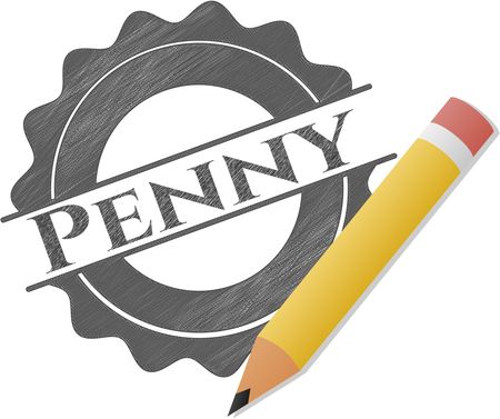 Penny pencil effect