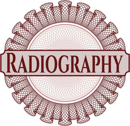 Radiography abstract linear rosette