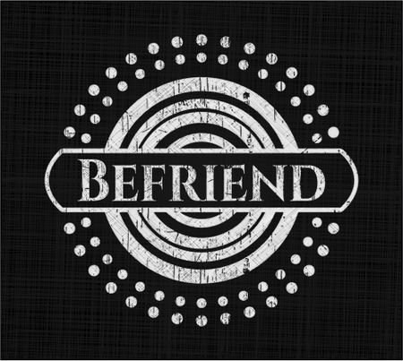 Befriend on chalkboard