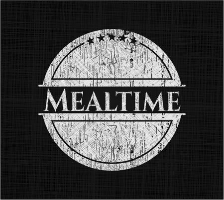 Mealtime chalk emblem