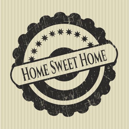Home Sweet Home grunge seal