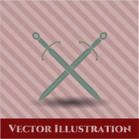 Crossed Swords vector icon
