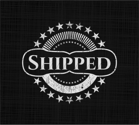 Shipped chalkboard emblem