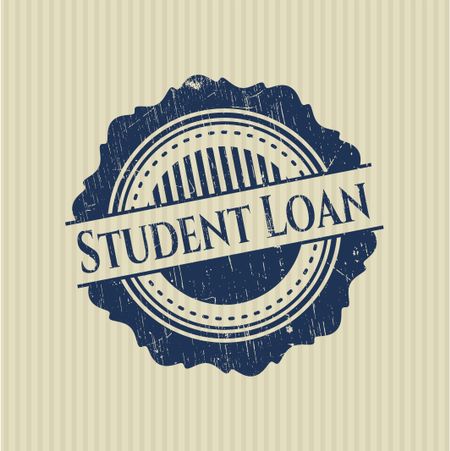 Student Loan rubber stamp