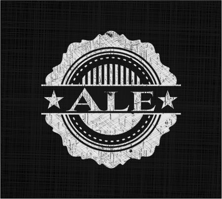 Ale chalkboard emblem