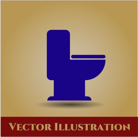 wc toilet icon vector symbol flat eps jpg app web concept