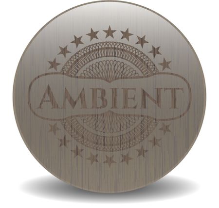 Ambient wooden emblem