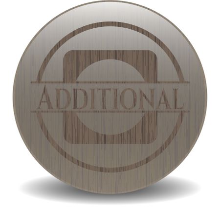 Additional vintage wood emblem