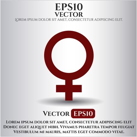 female icon vector symbol flat eps jpg app web concept website