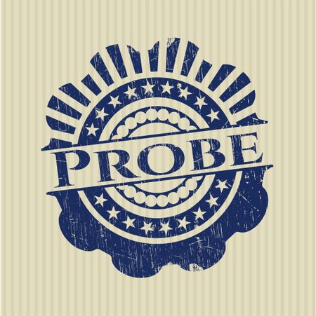 Probe rubber seal with grunge texture