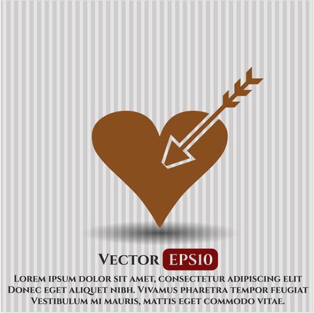 love icon vector symbol flat eps jpg app web concept website