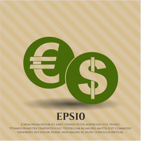 currency exchange icon vector symbol flat eps jpg app