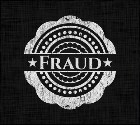 Fraud chalk emblem