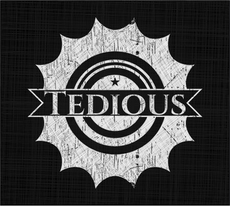 Tedious chalk emblem