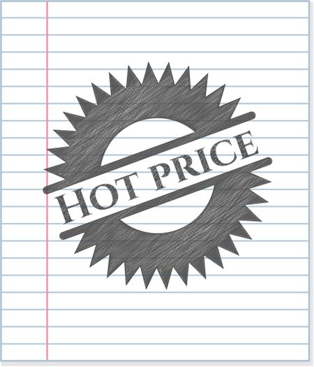 Hot Price draw (pencil strokes)